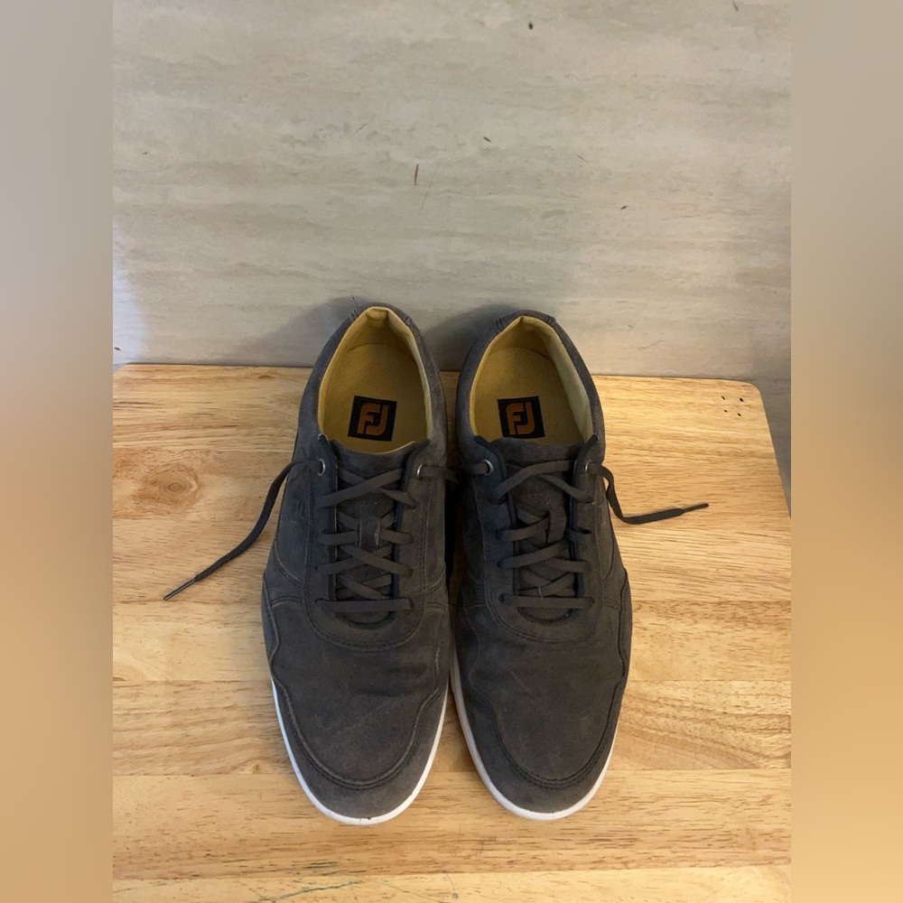 FootJoy FJ Golf Casual Suede shoe. - Picture 2 of 10